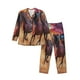 thumbnail image 1 of Fotbe a herd of horses Pijama de Hombre con Estampado de Manga Larga, Conjunto de 2 Piezas, Ropa de Dormir Suave y Cómoda con Bolsillos-Small, 1 of 7