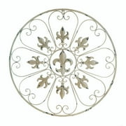CIRCULAR FLEUR DE LIS WALL DECOR