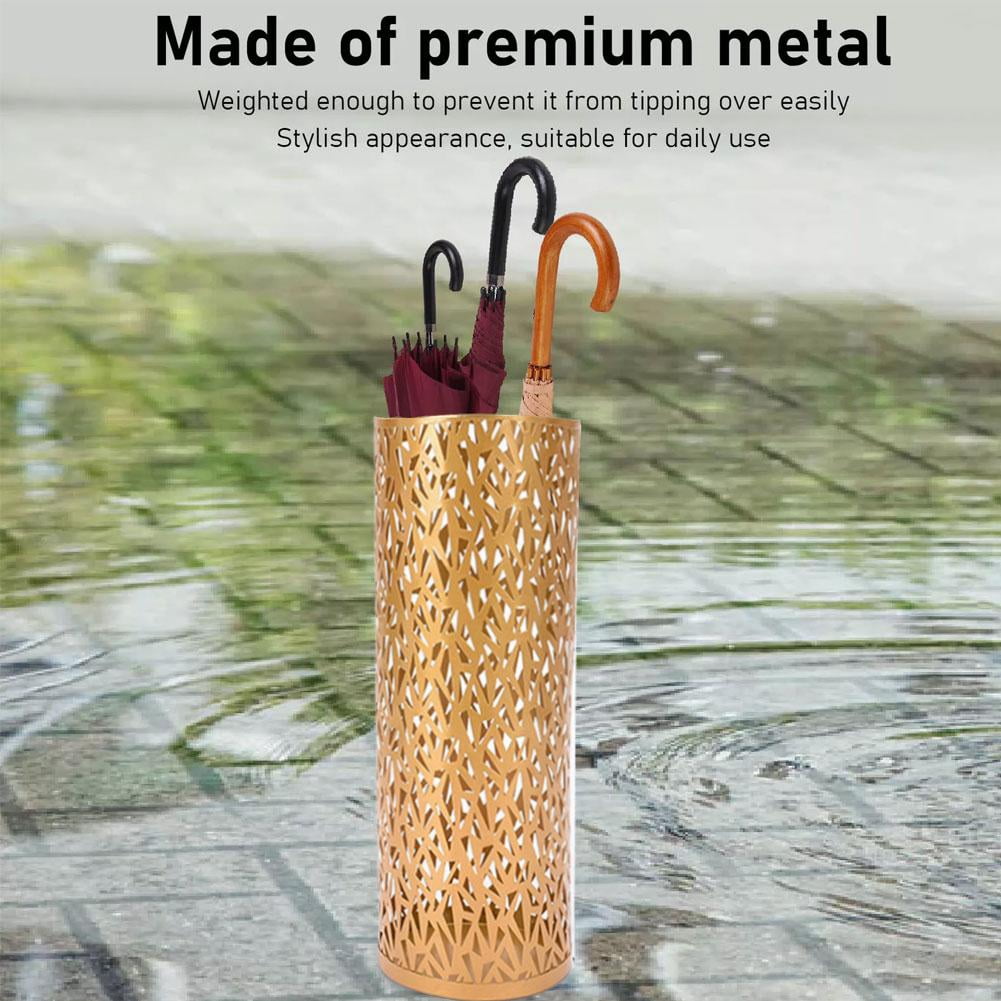 Durable Metal Umbrella Stand With Rust Proof Coating For Home Office Or Outdoor Use