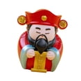thumbnail image 4 of Figura de dios chino de resina, estatua, arte Feng Shui, artesanía, adorno de escritorio. Estilo F, 4 of 9