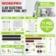 thumbnail image 2 of Kit de herramientas rotativas WORKPRO 3,6 V 71 piezas con 3 velocidades variables, 2 of 9