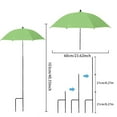 thumbnail image 2 of Garden Umbrella for Outdoor Shade - Protects Potted & Garden Beds from Blazing Sun, 2 of 6