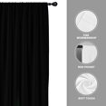 thumbnail image 4 of Black and Green Window Curtains for Bedroom 42 x 63 Inch Rod Pocket Dark Ombre Gothic Goth Mens Cool Gaming Anime Minimalist Art Modern Deco Living Room Treatment Set of 2 Curtain Panels Drapes, 4 of 6