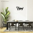 thumbnail image 3 of Enjoy - Beautiful Solid Steel Home Decor Decorative Accent Metal Art Wall Sign, 3 of 6