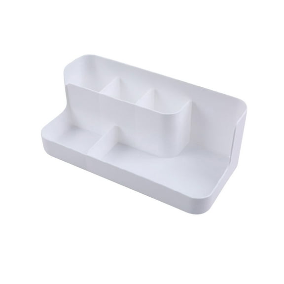 Gnmfd Desktop Divided Cosmetics Storage Box Large Plastic Organizer with Drawers Compartments for Makeup Skincare Office Supplies, Stylish Storage for Dresser Vanity Bathroom Bedroom Organization