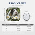 thumbnail image 2 of Kdxio Daisy Guinea Pig Print 2-Piece Sun Shade Front Windshield - Foldable Car Front Window Sunshades for Most Sedans SUV Truck, 2 of 6