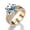 Champagne, variant on 5ct Moissanite Diamond Ring for Women 925 Sterling Silver Moissanite Rings Anniversary Promise Wedding Rings for Her with Certificate