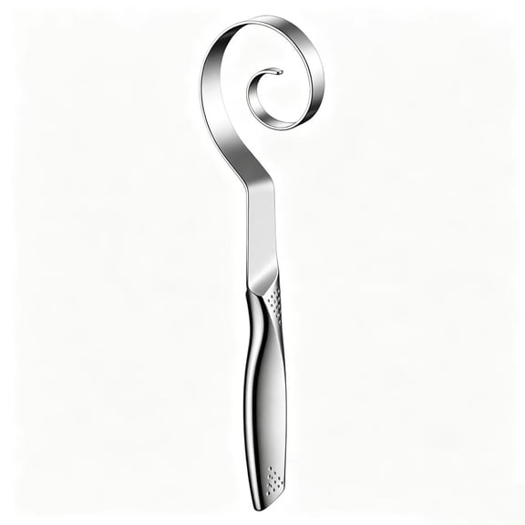Vruelia Danish Dough Whisk - Stainless Steel Seamless Wisking Tool for Sourdough Bread Baking, Pizza, Pastry, Cake Batter