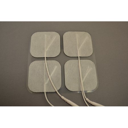 20 Electrode Pads EMS, Tens 7000, 3000 Units - 2x2Inch White