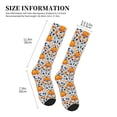 thumbnail image 2 of Lsque Blue Orange Pumpkin fall Pattern Sport Compression Socks for Men & Women 15-20 mmHg Knee High Nurse Pregnant Running Medical and Travel Athletic, 2 of 6