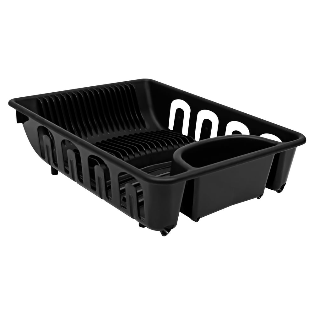 Home Logic Gravity SelfDraining Dishboard, Black