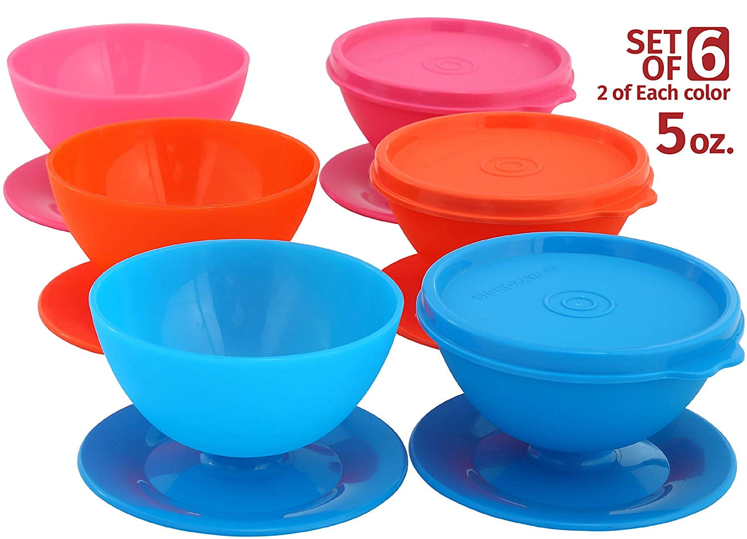 Cups Ice Containers Cream Container Bowls Treat Desserts Lid Soup