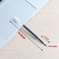 thumbnail image 3 of Genkky 10Pcs G2 Refill Plastic Gel Pen Refills Length 9.9cm Writing Point 0.5mm Ink Colors Red Black Blue Ink Pens For School 20 Pcs Refills Red, 3 of 4