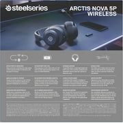 SteelSeries Arctis Nova 5P Wireless Gaming Headset for PS5, PS4 - Black