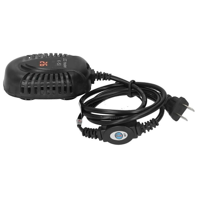 Submersible Aquarium Heater Fish Tank LED External Thermostat Quartz Heating Rod CN Plug 220‑240V25W