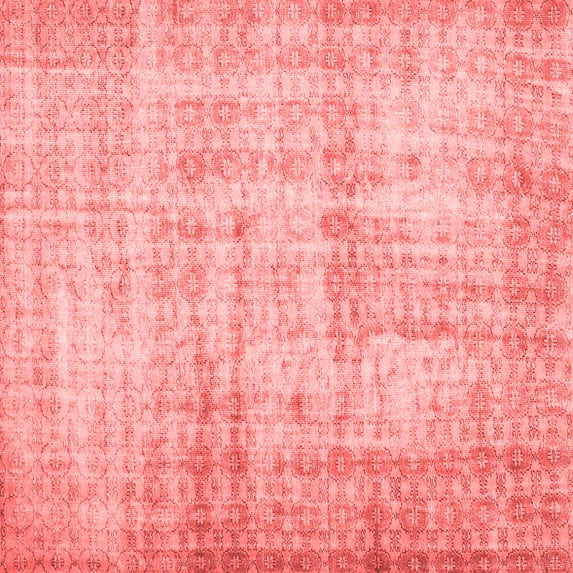 Ahgly Company Indoor Square Persian Red Traditional Area Rugs, 3' Square