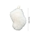 thumbnail image 2 of FastXmas 7 Inch Christmas Solid Color Long Plushs Socks Decoration,Christmas Stocking Decoration Gift Bags,Christmas Fuzzy Stocking Candy Bags Ornaments for Holiday,Fireplace,Home,Bedroom Decor, 2 of 5