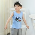 thumbnail image 7 of WOLLED Toddler Baby Boys' Tank Tops,Summer Casual Digger Print Sleeveless Top for Kids 1-8 Years Old, 7 of 7
