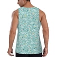 thumbnail image 3 of Gaeub Geometric Elements Men's Athletic Tank Top, Workout Sleeveless Shirts, Running Tank Tops for Gym, Running, Training - Large, 3 of 9