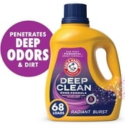 ARM & HAMMER Deep Clean Odor Formula, Liquid Laundry Detergent, 102 fl oz, 68 Loads