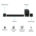 thumbnail image 6 of iLive v5.0 Bluetooth 4.1 Channel Home Theater Speaker System with 24" Soundbar and Remote Control, ITBSW241B, Black, 6 of 12