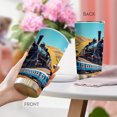 thumbnail image 3 of Taza de café Travel Tumbler Oasisdream de 600 ml con estampado de trenes, 3 of 6