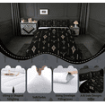 thumbnail image 4 of Manfei Rustic Western Twin Comforter Sets Kids,Western Tribal Bull Skull Bedding Set Black Brown Boho Ethnic Aztec Cow Pattern Reversible 2-Piece, 4 of 7