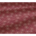 thumbnail image 4 of oneOone Cotton Jersey Red Fabric Leaves & Floral Artistic Sewing Fabric By The Yard Printed Diy Clothing Sewing Supplies 58 Inch Wide, 4 of 4