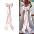 thumbnail image 2 of RUISINERY Elegant Satins Bows Train Wedding Dress Accessory Versatile Satins Bows Sash Bride Dress Accessory, 2 of 7