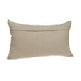 thumbnail image 2 of Parkland Collection Nirvana 24x14" Woven Cotton Throw Pillow in Beige/Brown, 2 of 9