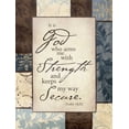thumbnail image 2 of Grey, Jace 19x24 White Modern Wood Framed Museum Art Print Titled - Blue God, 2 of 4