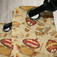 thumbnail image 3 of Ambesonne Vintage Airplane Grommet Curtain, Aviation Style, 50" x 108", Pale Brown Red Yellow, 3 of 6