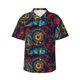 thumbnail image 1 of Fotbe Mandala Colorful Camisa Hawaiana para Hombre Unisex – Camisa Casual de Verano con Botones de Manga Corta de Algodón y Lino,3X-Large, 1 of 7