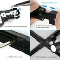 thumbnail image 3 of LEONLITE H Track X Connector, H Type Single Circuit 3-Wire-1 Track Lighting Kit, Corner Joiner, UL Listed, Flame Retardant Material, for H Track System, 5 Years Warranty, 120V, Black, 3 of 7