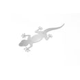 thumbnail image 4 of Deco Gables Designs Modern Gecko Hanging Brushed Stainless Steel Wall Decor Polished Solid Metal for Home Living Room Bedroom Basement Indoor Outdoor Home with Mounting Hardware 12 Inches Long, 4 of 7