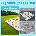 thumbnail image 3 of FUGWU Baby Play Mat for Floor, Fits 71x59 Playpen, Non-Slip & Soft Crawling Mat for Infants(Beige Animal), 3 of 7