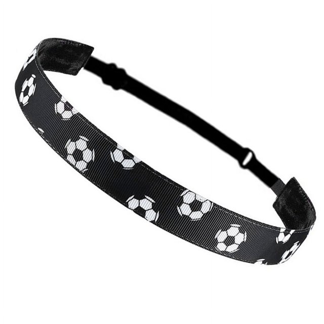 Banda para el cabello deportiva popular de fútbol, banda para el cabello de color caramelo para yoga, banda para la cabeza para correr, antideslizante
