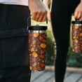 thumbnail image 5 of 30 oz Fall Pumpkin Flip Tumbler Insulated Stainless Tumbler, Fall Travel Coffee Cup Water Botter, Autumn Fall Gift for Thanksgiving Christmas, 5 of 6
