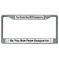 thumbnail image 1 of Courir avec Ou à Partir de Sasquatch Chromé Cadre Plaque License, 1 of 1