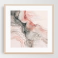 thumbnail image 2 of Ink Art Marble Luxury Coral Grey - Painting Abstract Watercolor Pastel Modern Art Minimalist Surrealism Geometric Unframed Wall Art Print 40 x 40 inches, 2 of 9