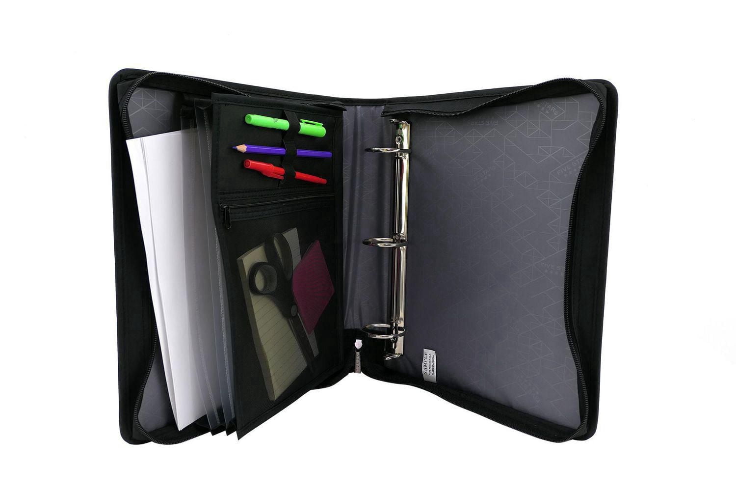 Reliure à 3 anneaux de 1,5 po Xpanz® à fermeture éclair élastique Five Star®