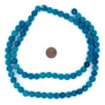 thumbnail image 2 of The Bead Chest Turquoise Blue Volcanic Lava Beads (10mm), 2 of 4