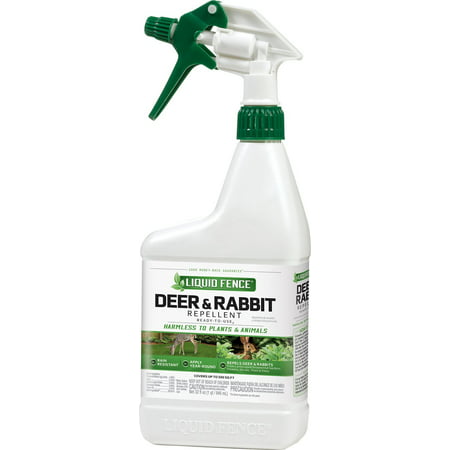 Liquid Fence Deer & Rabbit Repellent Ready-to-Use, 32-fl