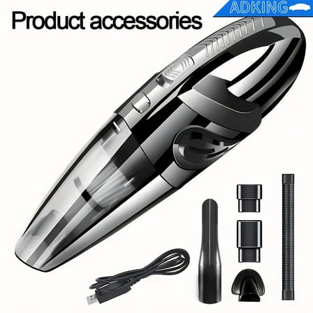 Cordless Handheld Vacuum with 10000PA Powerful Suction, Portable Rechargeable Car Vacuum Cleaner For Car,Home