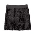 thumbnail image 5 of oqasdz Sequin Mini Skirt Elastic Waist Party Clubwear Solid Color Sparkly Bodycon Skirt Fashion Casual Outfit Outdoor Streetwear, 5 of 5