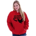 thumbnail image 3 of Guess What Chicken Funny Sarcastic Unisex Plus Size Hoodie Brisco Brands 3X, 3 of 6