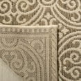 thumbnail image 4 of SAFAVIEH Linden Odetta Geometric Indoor/Outdoor Runner Rug, Cream/Beige, 2'2" x 10', 4 of 8