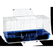 Pet Lodge® Plastic Bottom Rabbit Cage | Easy to Clean Pull Out Floor | Indoor Small Animal Cage | Stackable | Large