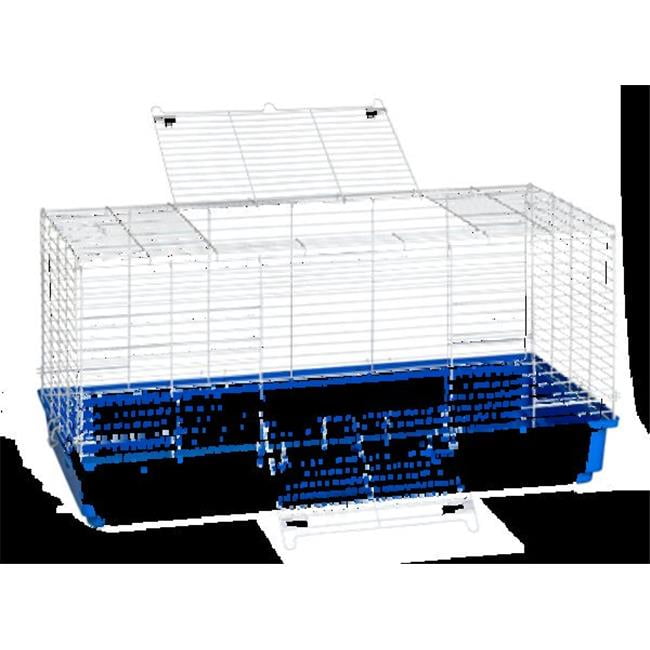Pet Lodge® Plastic Bottom Rabbit Cage | Easy to Clean Pull Out Floor | Indoor Small Animal Cage | Stackable | Large