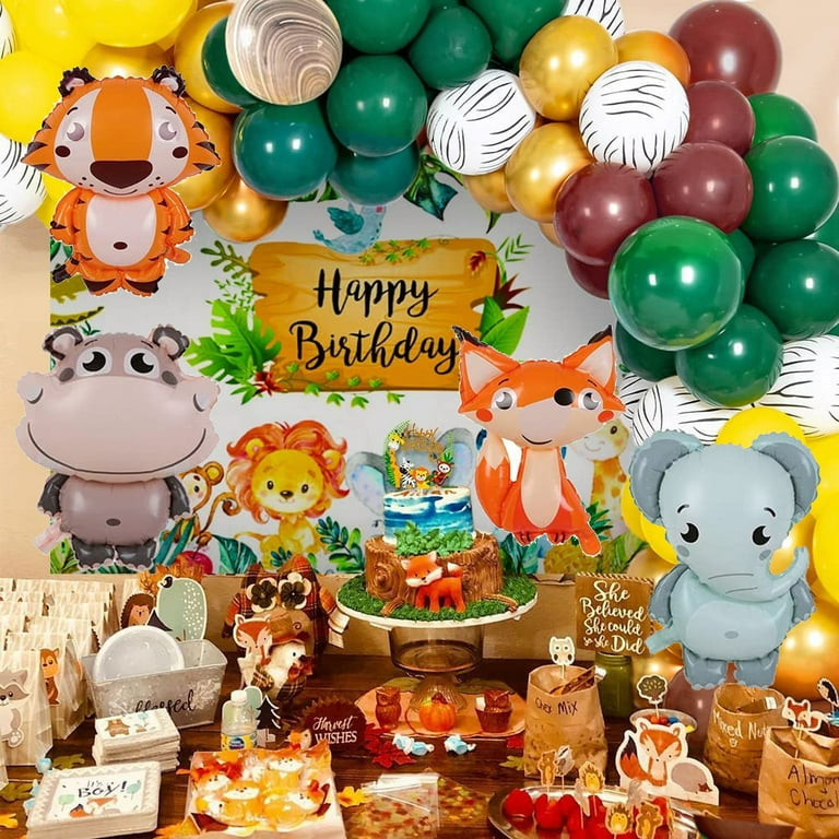 Woodland 1st sales birthday decorations